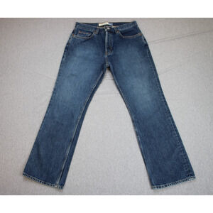 Gap Jeans Womens 10 Blue Denim 100% Cotton High-Rise Bootcut Leg Button Fly